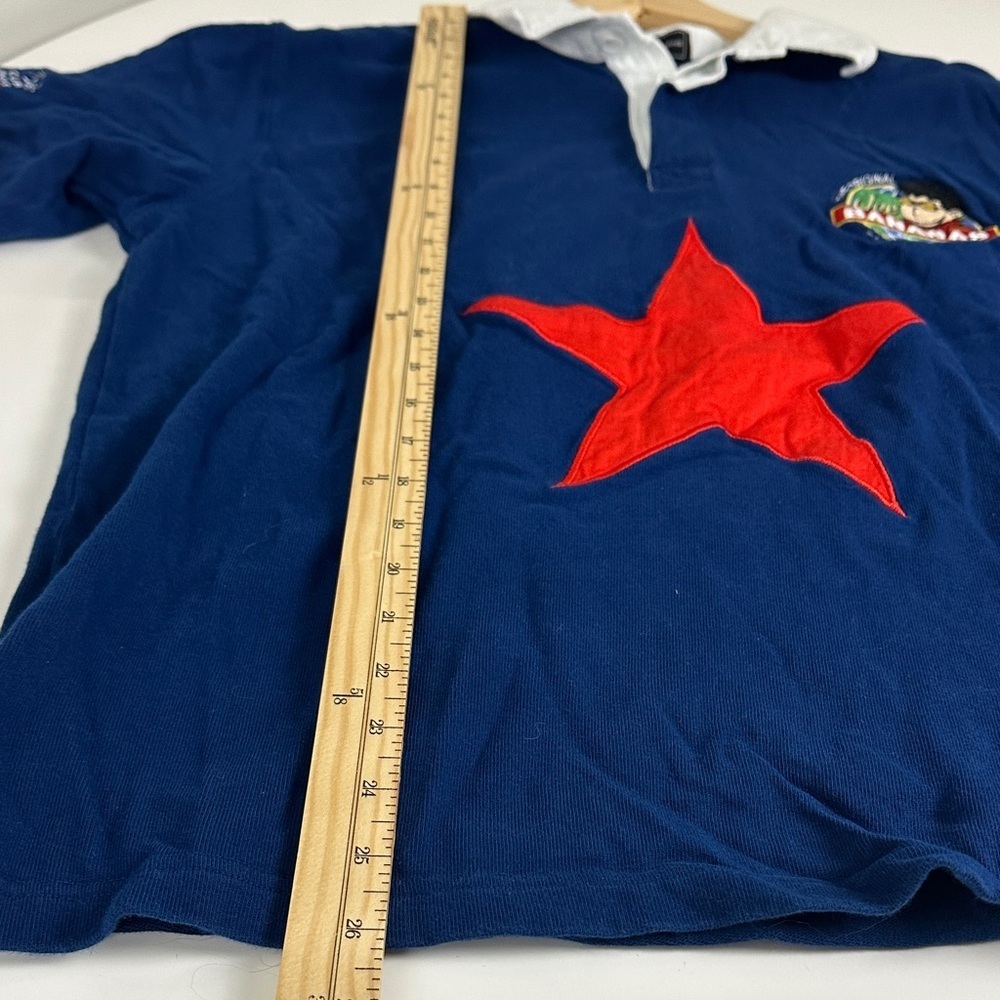 Vintage Hong Kong Rugby Sevens Shirt Sleeve Shirt - Blue, Size Large - Picture 10 of 11